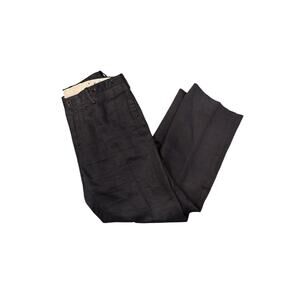 Polo Ralph Lauren navy linen men’s pants size 32x32 measures 32x30. Button close